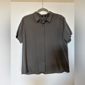 Uniqlo Women's Rayon Short-sleeve Blouse